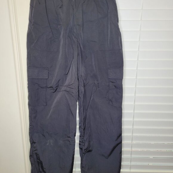 DSG Womens Black Nylon Blend Cargo Joggers Pants XS Elastic Waist & Drawstring - Picture 1 of 6